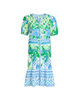 THREADZ - Limoncello Floral Print Dress - Apple Multi