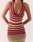 SOVRE - Pandora Knit Dress. Stripe