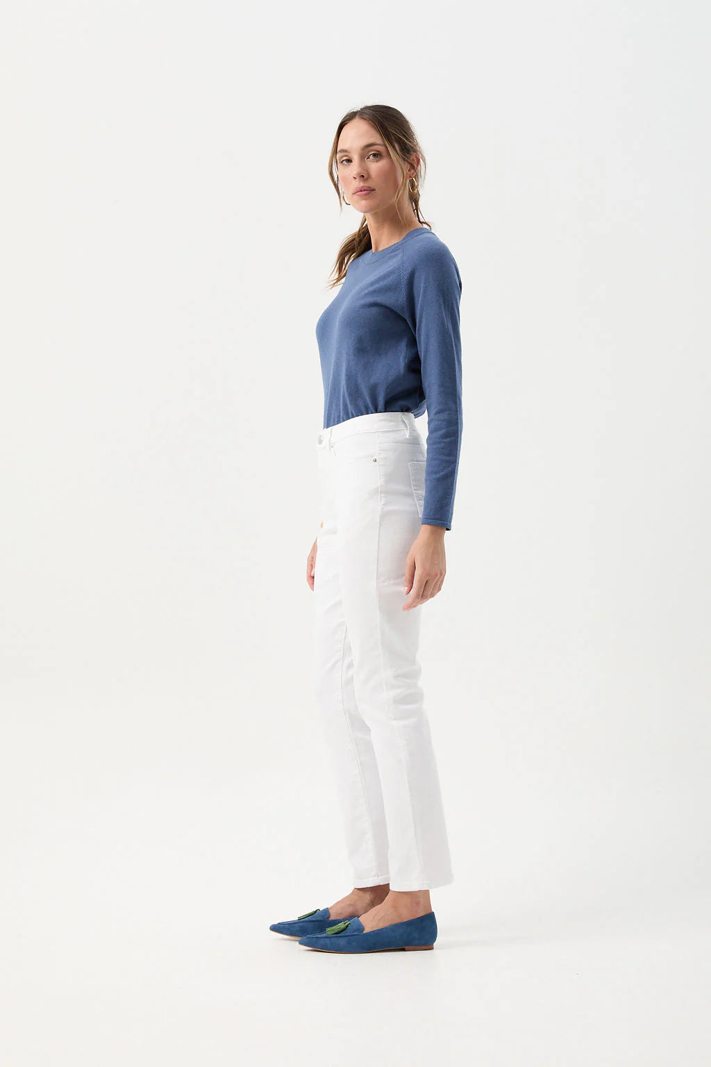 GOONDIWINDI COTTON- 5 Pocket Jean WHITE