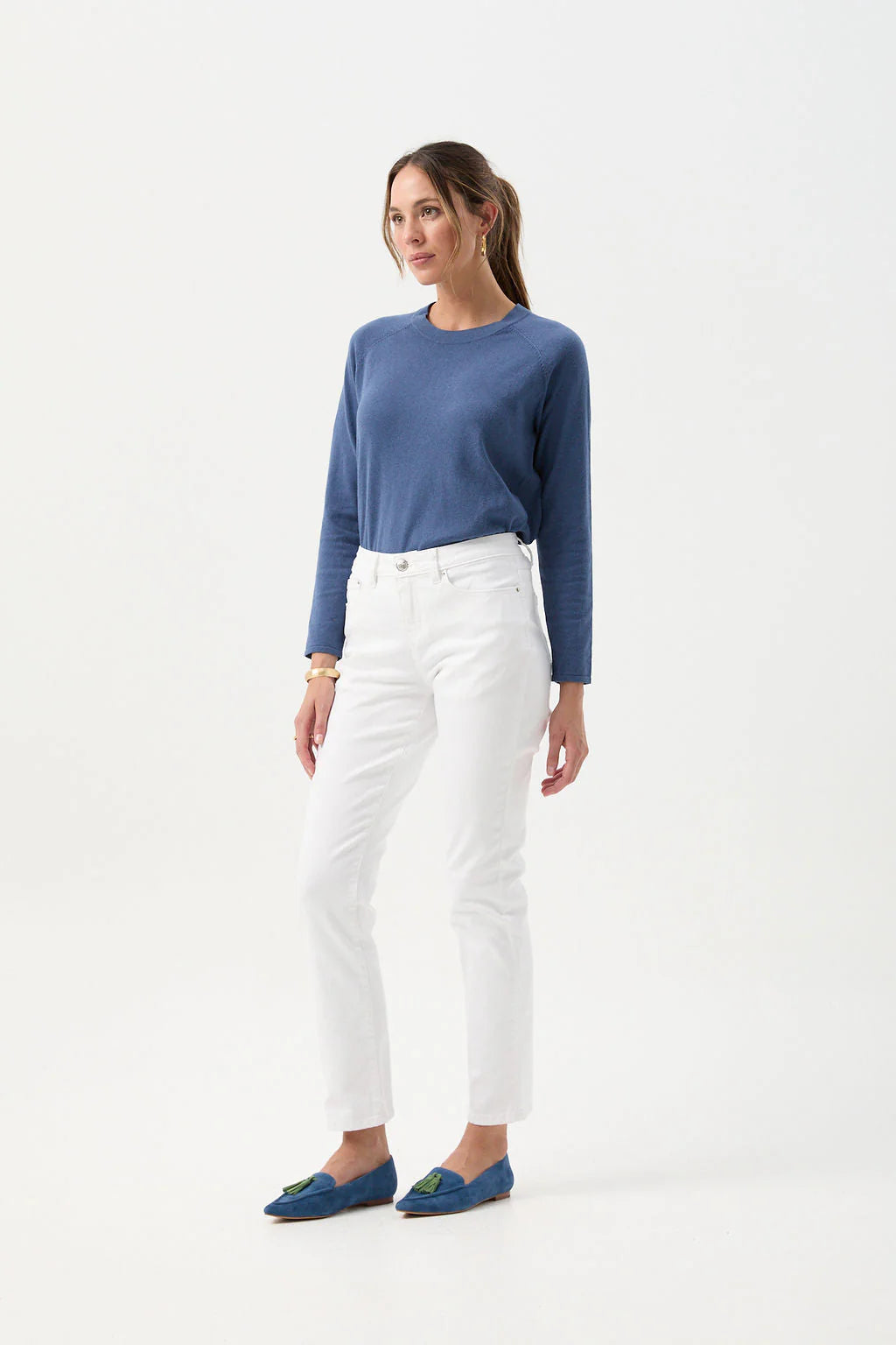 GOONDIWINDI COTTON- 5 Pocket Jean WHITE