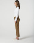 GOONDIWINDI COTTON Cotton Straight Leg Pants Tobacco