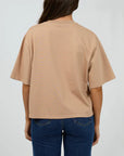 SILENT THEORY- Sunset Tee. Taupe