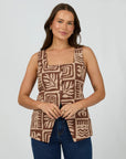 SILENT THEORY -  Tulum Top.  Brown