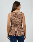 SILENT THEORY -  Tulum Top.  Brown