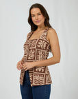 SILENT THEORY -  Tulum Top.  Brown