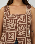 SILENT THEORY -  Tulum Top.  Brown