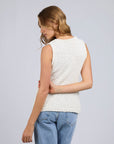 SILENT THEORY - Belle Knit Vest.  White