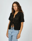 SILENT THEORY - Nina Crochet Top