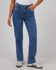 SILENT THEORY- Myla Comfort Straight Jean Blue