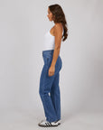 SILENT THEORY- Myla Comfort Straight Jean Blue