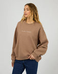 SILENT THEORY - Logo Crew.   Brown