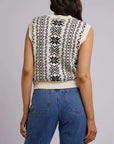 ALL ABOUT EVE - Fleetwood Knit Vest – Vintage White