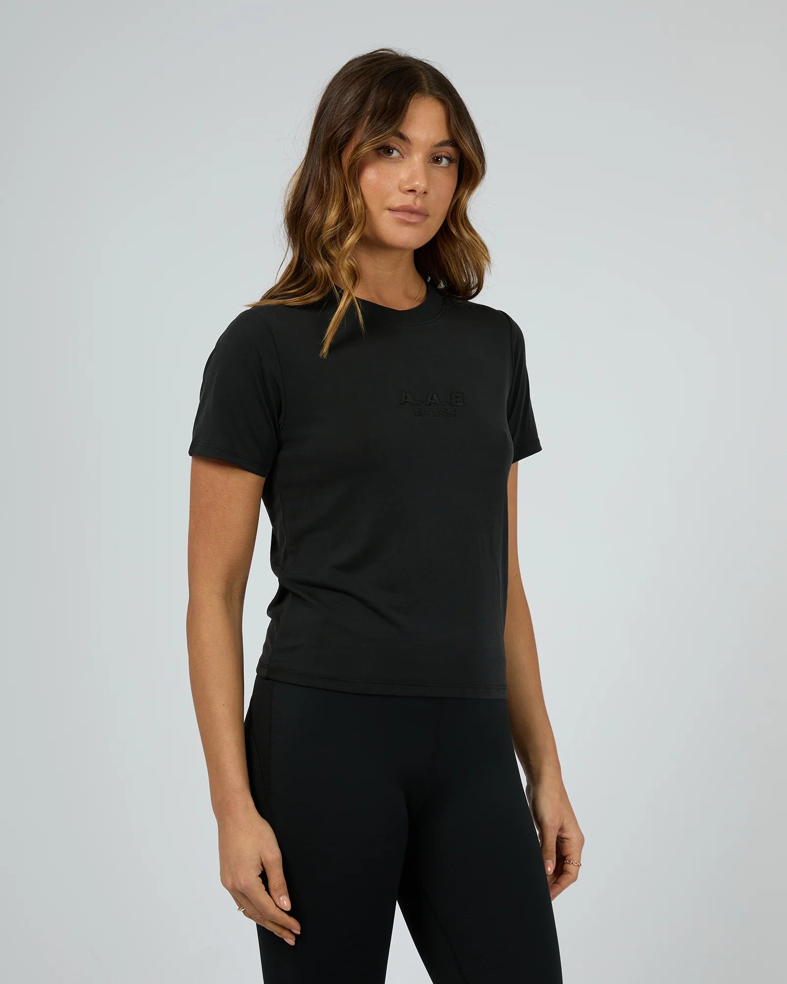 ALL ABOUT EVE - Luxe Active Tee.  Black