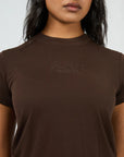 ALL ABOUT EVE - Luxe Active Tee. Brown