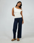 ALL ABOUT EVE - Kylie Off Shoulder Top.  White