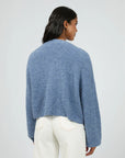ALL ABOUT EVE SELENA KNIT CARDI BLUE
