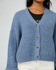 ALL ABOUT EVE SELENA KNIT CARDI BLUE