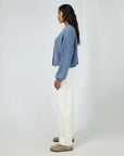 ALL ABOUT EVE SELENA KNIT CARDI BLUE