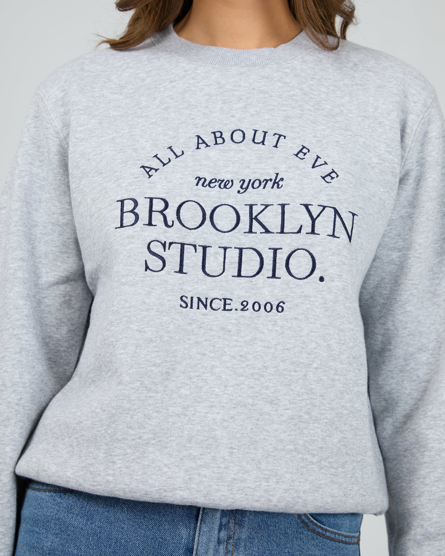 AAE BROOKLYN REGULAR CREW GREY MARLE