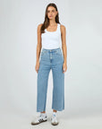 ALL ABOUT EVE - Charlie High Rise Wide Leg Jean - Heritage Denim