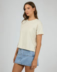ALL ABOUT EVE - AAE Washed Tee - Oat