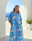 NINE THREE ONE DRESS - Blue Print.
