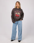ALL ABOUT EVE - Aurora Box Crew - Washed Black