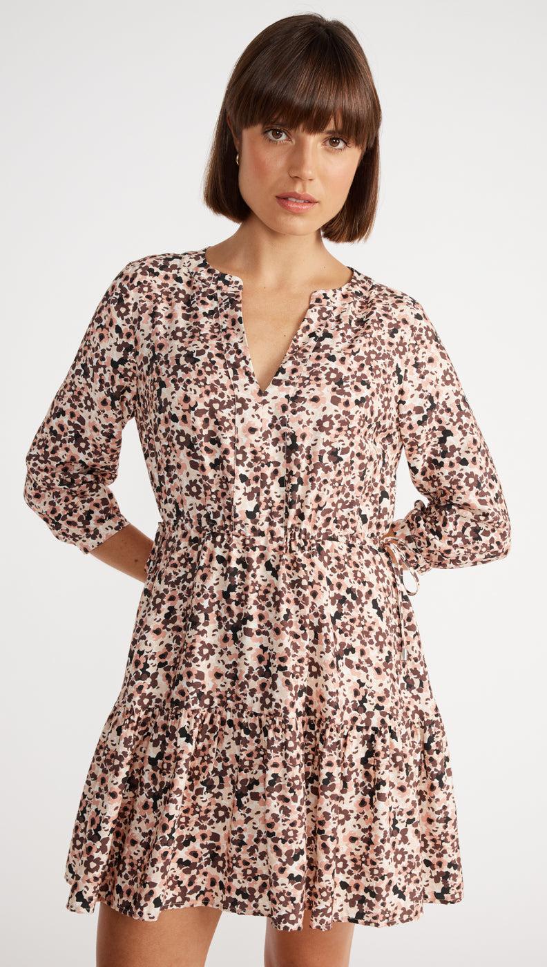 STAPLE THE LABEL-  ALINA MINI DRESS PEACH