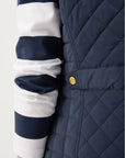 GOONDIWINDI - Longline Quilted Vest - Navy