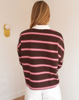 ALL ABOUT EVE - Avery Rugby Top - Brown