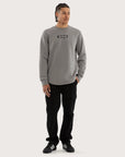 KISS CHACEY - Griffith Dual Curved Sweater - Pigment Frost Grey