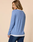 THREADZ - Alicia 2 In One Top - Blue