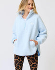 CARTEL AND WILLOW- Justina Pullover. Ice Blue