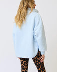 CARTEL AND WILLOW- Justina Pullover. Ice Blue