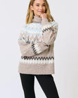 CARTEL AND WILLOW -  Annika Knit Sweater - Aprés Print