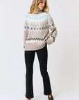 CARTEL AND WILLOW -  Annika Knit Sweater - Aprés Print