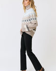 CARTEL AND WILLOW -  Annika Knit Sweater - Aprés Print
