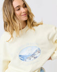 CARTEL AND WILLOW- Nina Sweater - Cream Print