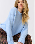CARTEL AND WILLOW-  Lorenza Knit Sweater - Ice Blue