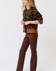 CARTEL AND WILLOW- Leah Knit Cardi - Coco Leopard