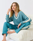 CARTEL AND WILLOW - Adeline Pant - Alpine Mist
