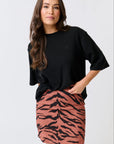 CARTEL & WILLOW - Solana Tee. Black.