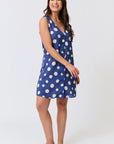 CARTEL & WILLOW - Selena Mini Dress. Navy Spot
