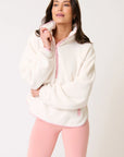Cartel and Willow Mattie Pullover - Cream/ Sweet Pea