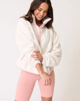 Cartel and Willow Mattie Pullover - Cream/ Sweet Pea