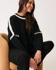 Cartel and Willow - Maeve Knit Sweater Black