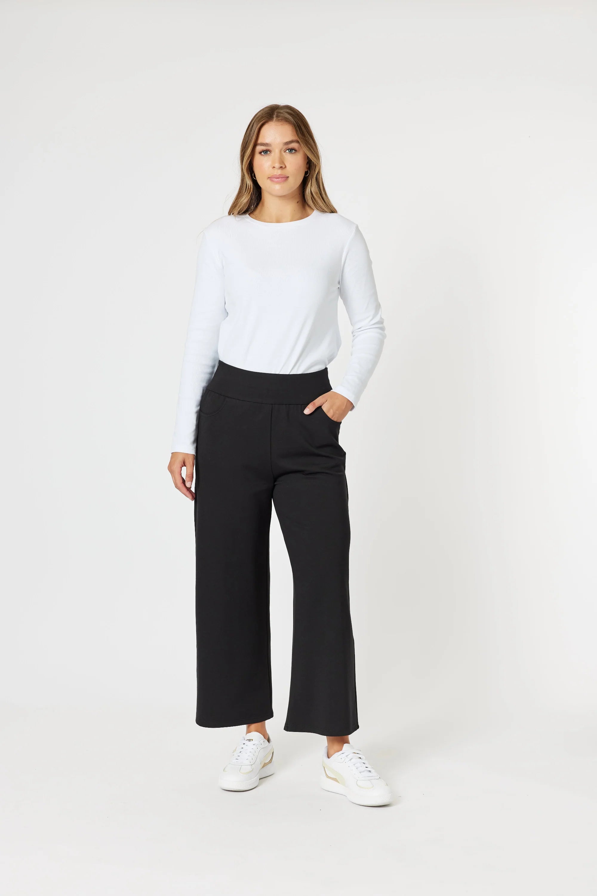 CLARITY- Black Wide Leg Pants