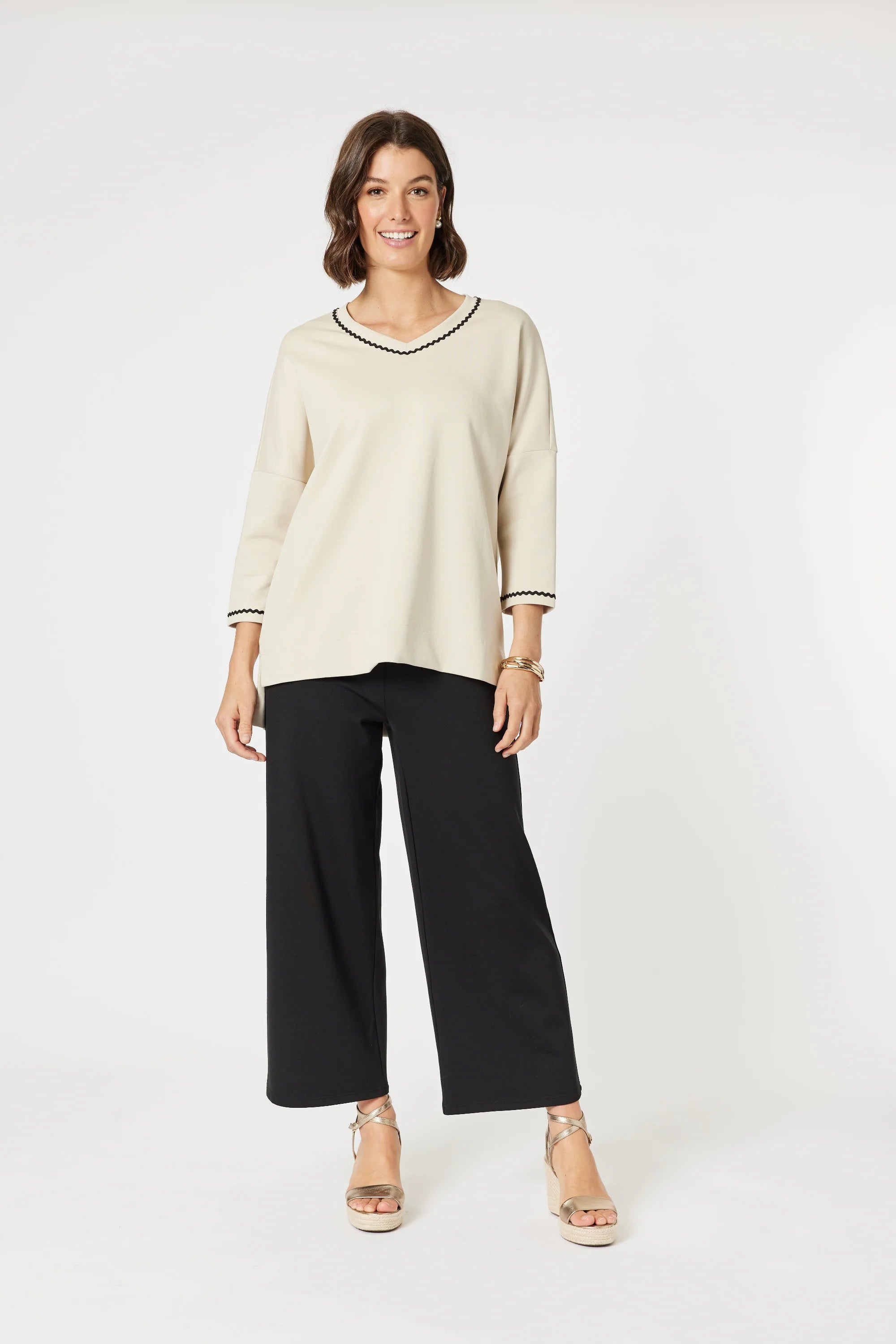 CLARITY- Black Wide Leg Pants