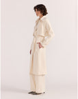 STAPLE THE LABEL - Sabine Trench Coat - Cream