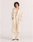 STAPLE THE LABEL - Sabine Trench Coat - Cream